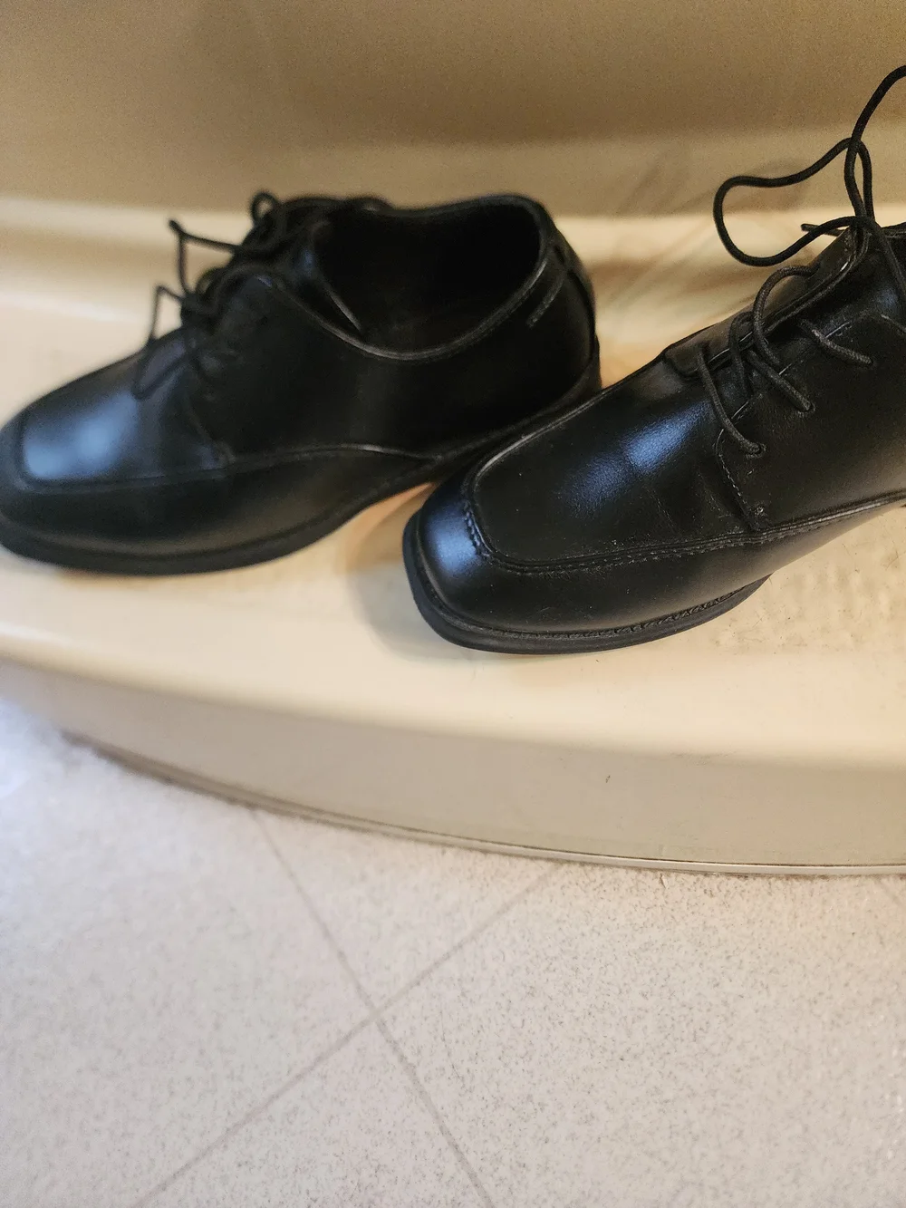 Sonoma Black Boys' Lace-Up Dress Shoes
